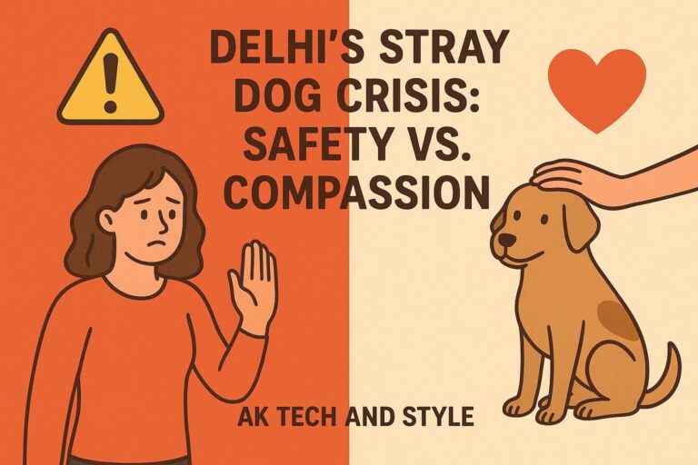Delhi’s Stray Dog Crisis: Safety vs. Compassion — What’s the Way Forward?